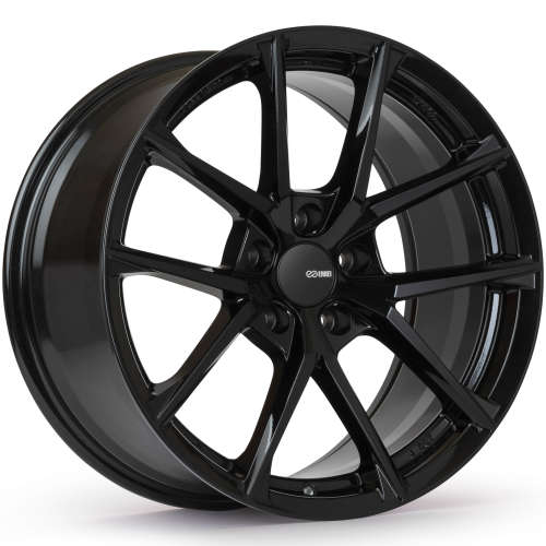 Enkei Helix Gloss Black 18x8 +45mm with Lexani LXUHP-207 215