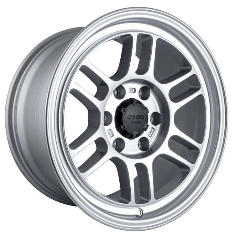 Enkei RPT1 Silver 18x9 0mm with Maxxis Bravo AT-771 LT285/65R18 