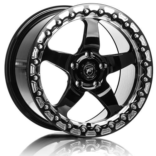 Forgestar D5 Beadlock Gloss Black with a Real Beadlock 17x10 0mm