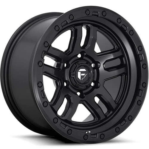 Fuel Ammo Matte Black with a Simulated Beadlock 18x9 -12mm