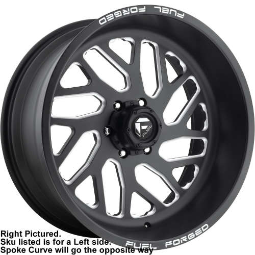 Fuel Forged FF29 24x12 -51 Black Milled | DE2924201745L