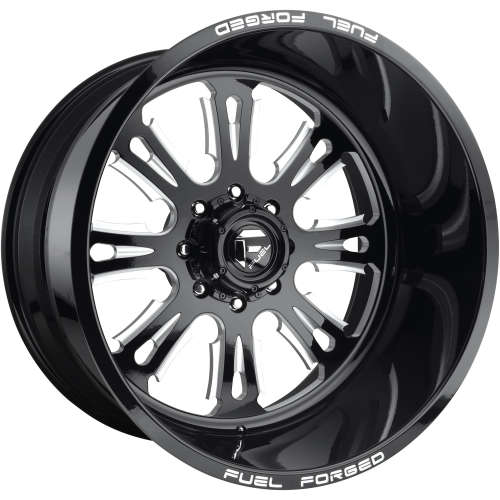 Fuel FF38 24x14 76 Black Milled DE3824401845 Custom Offsets