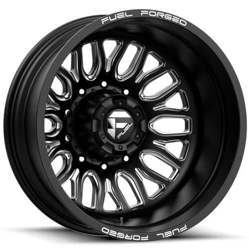 Fuel FF66D 22x8.5 202 Black Milled DE662282A935 Custom Offsets