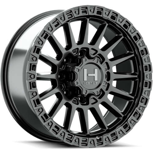 Hostile Battle 20x9 1 Satin Black | H137-2090817050A | Custom Offsets