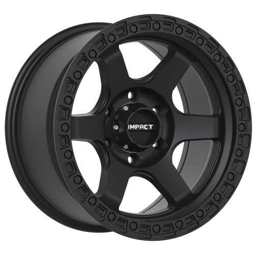 Impact Offroad 8805 Satin Black with a Simulated Beadlock 17x9