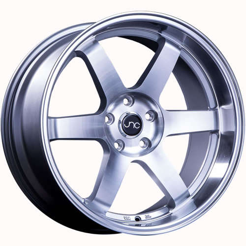 Jnc014 JNC JNC014 Silver with Machined Spoke Faces and Lip 19x8.5 +30mm with ...