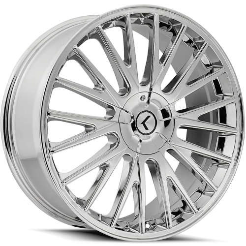 Kraze Double Down Chrome 20x8.5 +38mm with Nitto NT555 G2 305