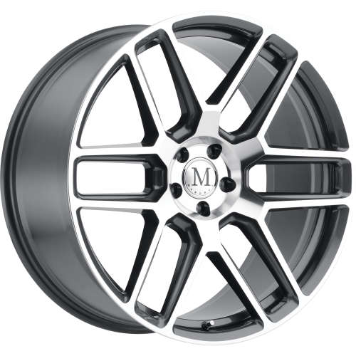 Mandrus Otto Gunmetal Gray with Machined Spoke Faces and Outer Lip