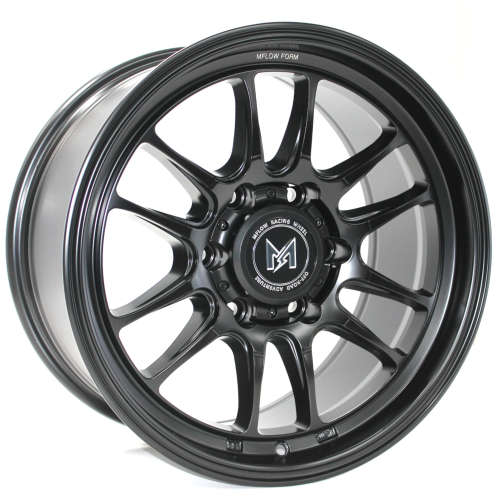 MFlow Racing MF06 Matte Black 17x8.5 +25mm with BFGoodrich All