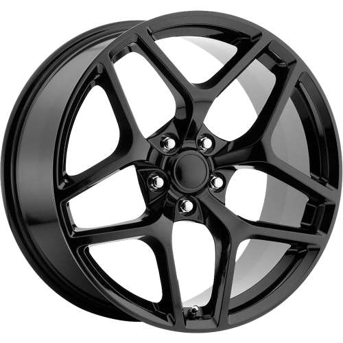 OE Revolution Z28 Gloss Black 20x9 +30mm with Atturo Trail