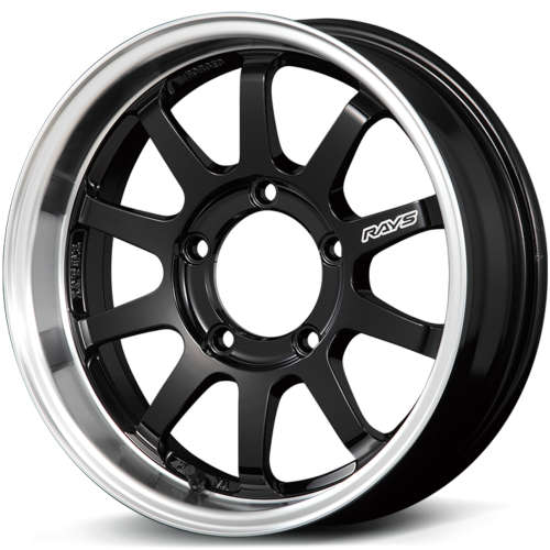 Rays Offroad Forged A-LAP-J Gloss Black with a Diamond Cut 