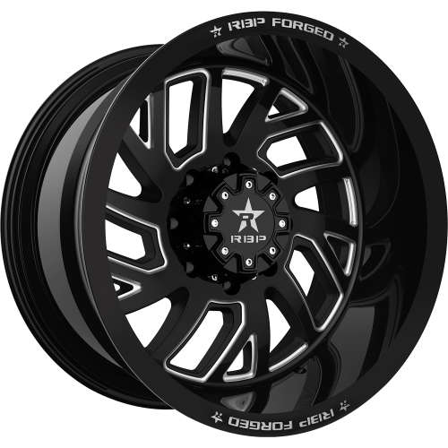 Rbp Forged Glock Black With Milled Spoke Windows x10 25mm With Firestone Destination Xt 275 65r 34 1x10 8r 65rf 10 25bg Frs0043 Custom Offsets