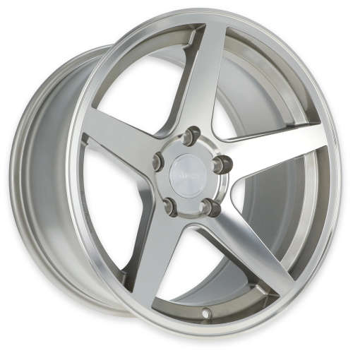 Rocket Racing Flare Titanium Gray with Machined Spoke Faces 18x11