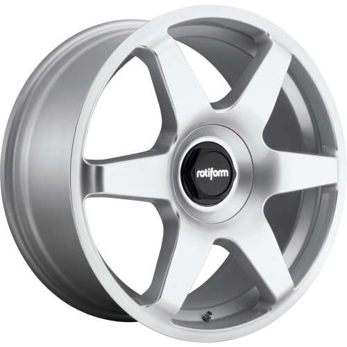 Rotiform SIX 19x8.5 35 Silver | R114198500+35D | Fitment Industries