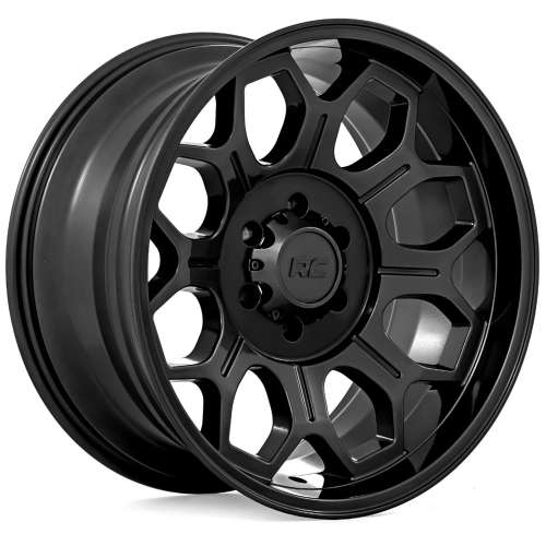 Rough Country 77 Series Semi Gloss Black 20x9 +18mm with 