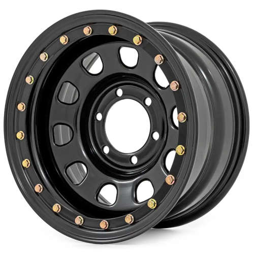 Rough Country Steel Simulated Beadlock Wheel  RC51 17x9 -12