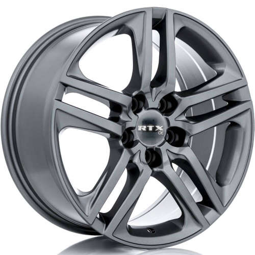 RTX OE Replica Kita Gunmetal Gray 17x8 +45mm with Continental
