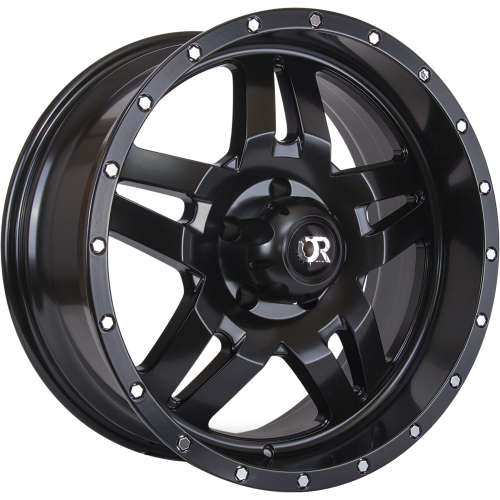 RTX Offroad Mesa Satin Black with a Simulated Bead Lock 16x8 15mm with