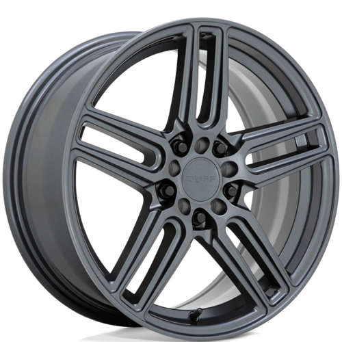 Ruff Nitro Gloss Gunmetal 17x7.5 +38mm with Nitto Ridge Grappler