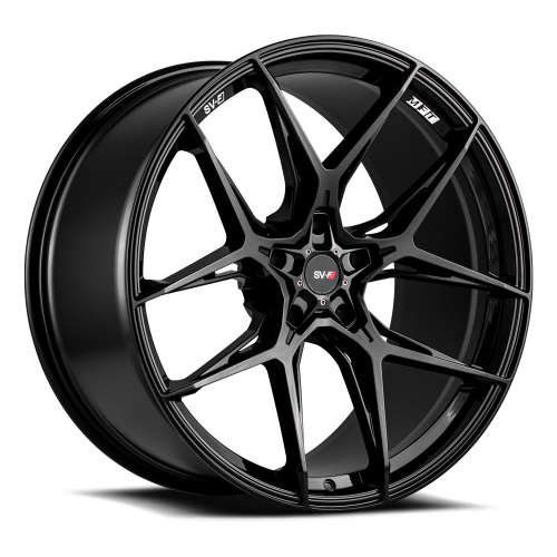 Savini SV-F5 Gloss Black 22x10 +18mm with Lexani LX-Twenty 255