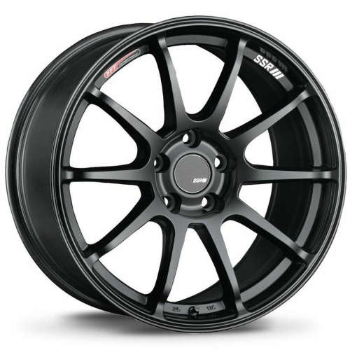 SSR GTV02 Flat Black 18x7.5 +43mm with Pirelli PZERO 235/50ZR18