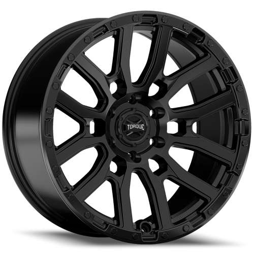 Torque TW401R Satin Black 17x8.5 0mm with BFGoodrich All Terrain T