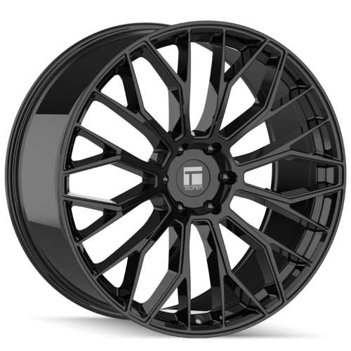 Touren TR8 Gloss Black 20x9 +20mm with Bridgestone Turanza 6 285 