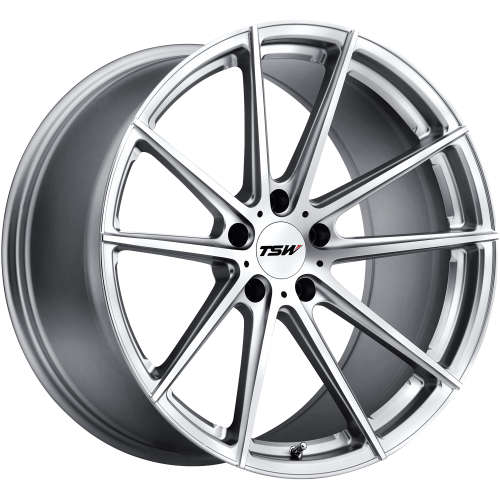 TSW Bathurst Silver with Machined Spoke Faces 19x9.5 +39mm with