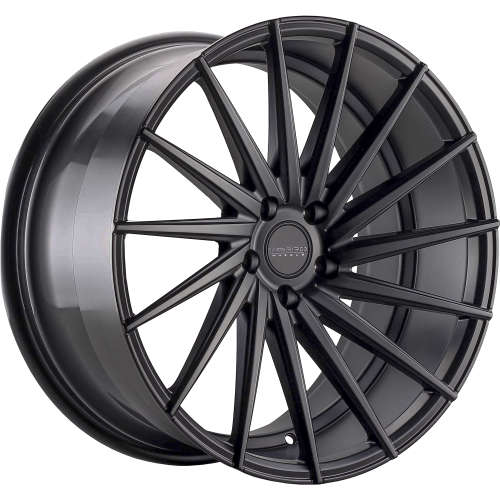 Varro VD15 Satin Black 22x10.5 +38mm with Yokohama Geolandar