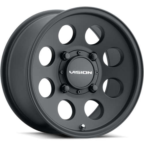 Vision Midway Satin Black 15x7 +13mm with Toyo Tires Open Country