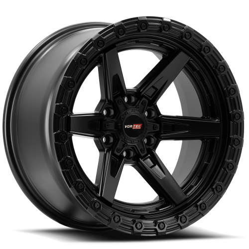 Vortek VRT-602 Satin Black with a Simulated Beadlock Lip