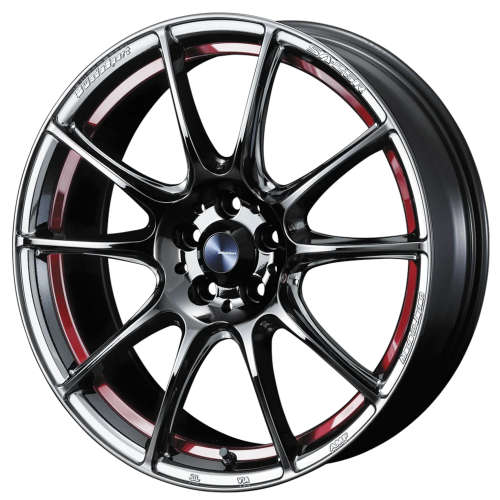 WedsSport SA-25R 18x8.5 45 Black Red | WED-73836 | Fitment Industries