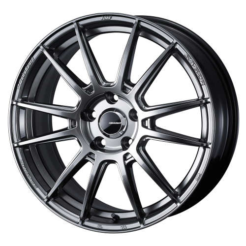 WedsSport SA-62R Platinum Silver Black 18x8.5 +45mm with Toyo 