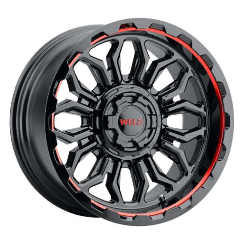 Weld OffRoad Flare 20x9 0 Black Red W14009098500 Custom Offsets