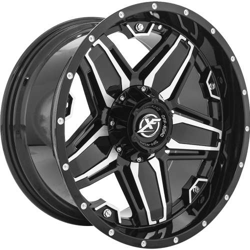 XF Offroad XF223 20x12 44 Black XF22320125127139744GBM Custom