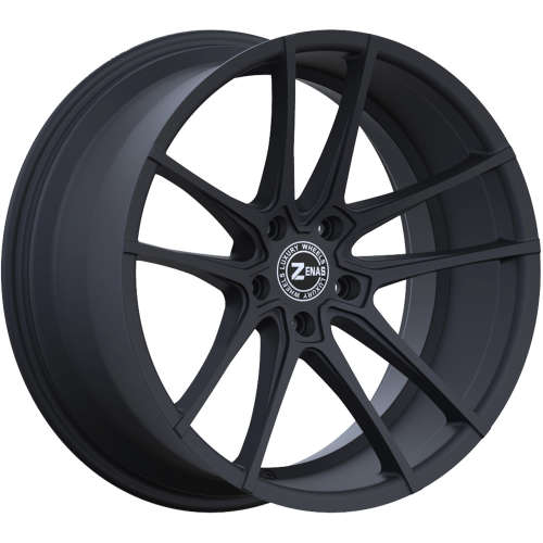 Zenas ZW12 Satin Black 20x10 +25mm with Nitto NT555 G2 305/30ZR20