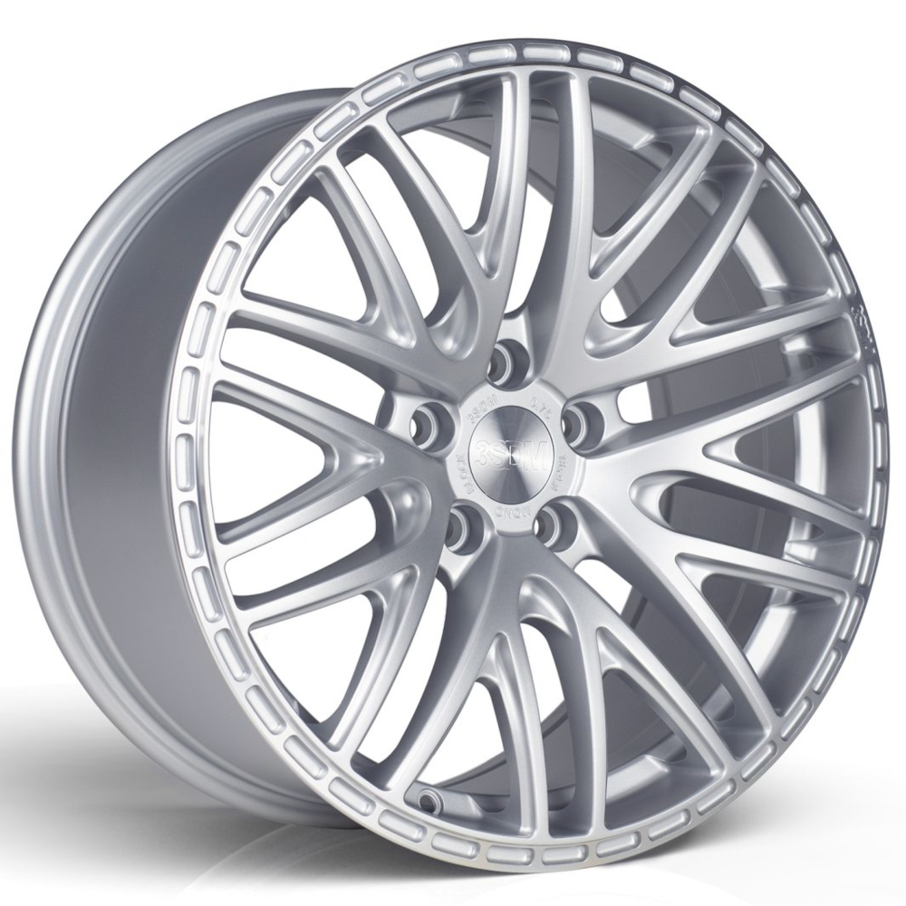 Silver Machined 3SDM 0.75 Wheels