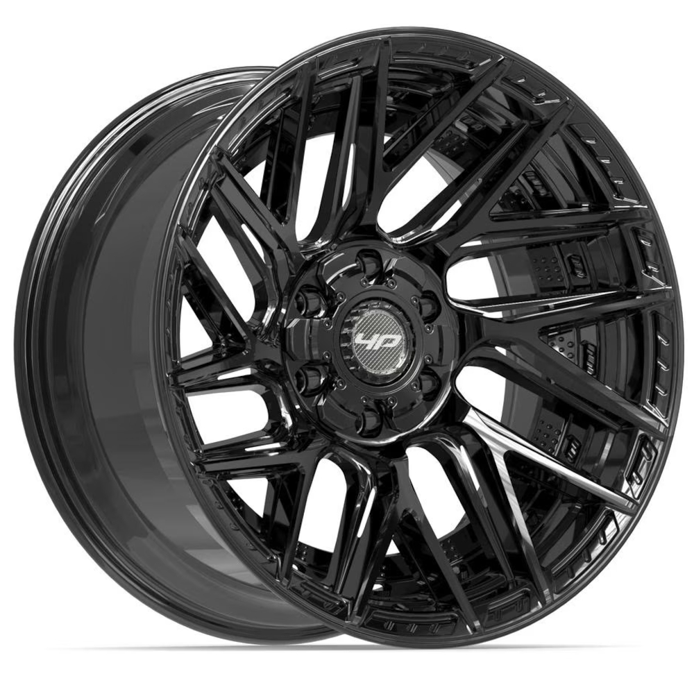 Gloss Black 4Play 4P45 Wheels