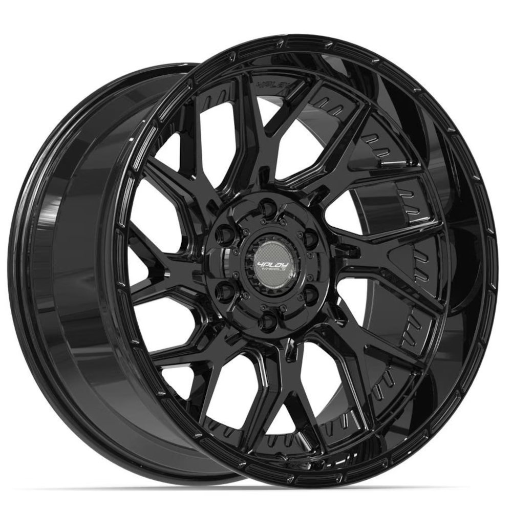 Gloss Black 4Play 4PL28 Wheels