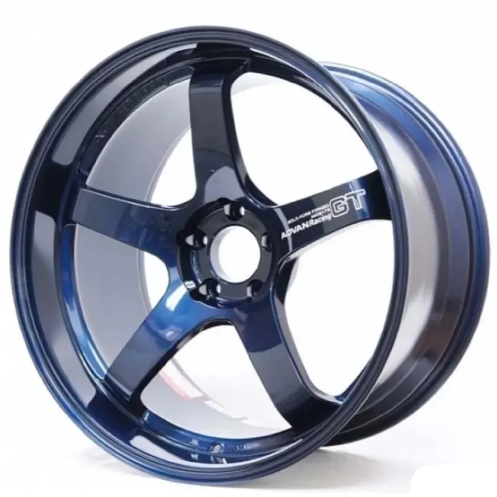 Titanium Blue Advan Racing GT Wheels