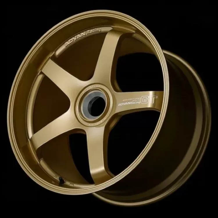 Brass Gold Advan Racing GT for Porsche Wheels
