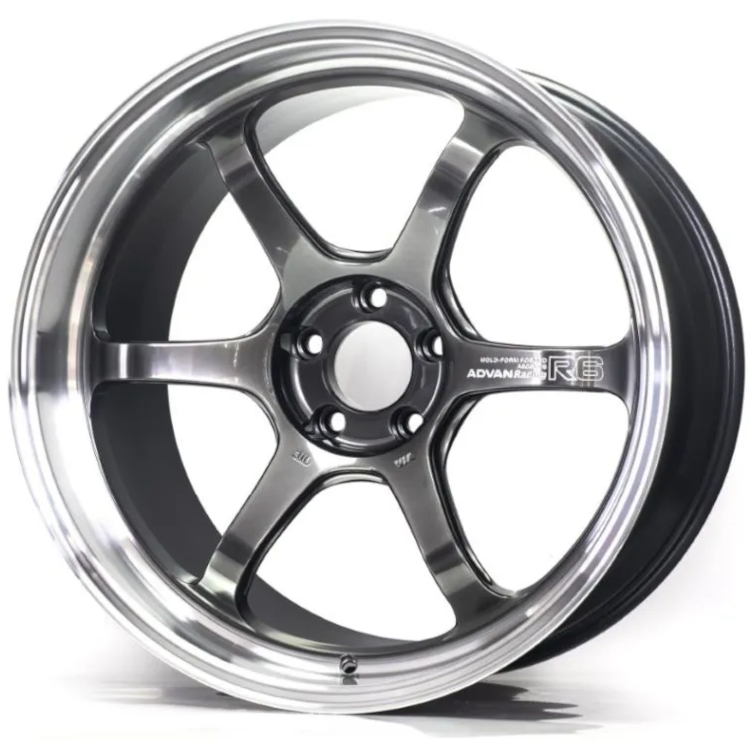 Platinum Black Advan Racing R6 Wheels