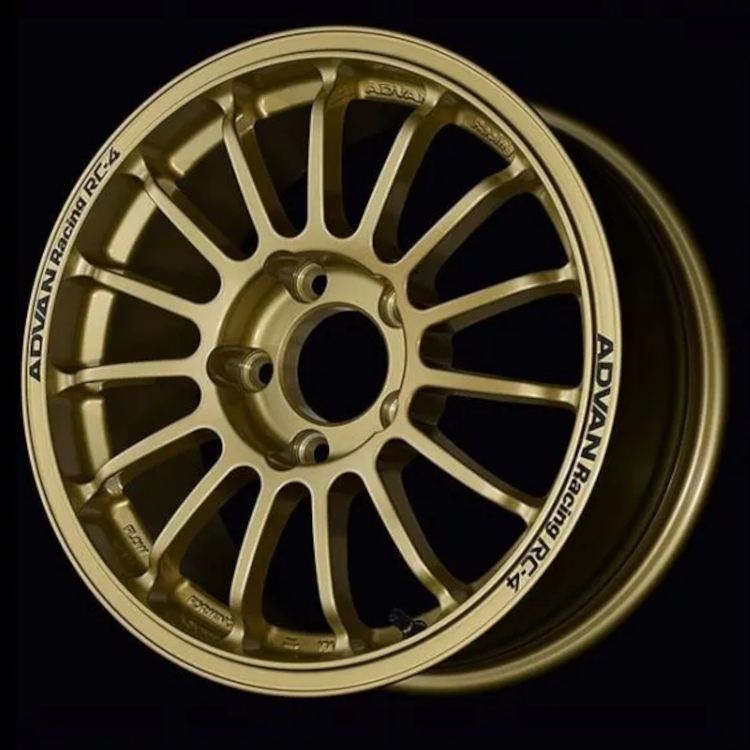 Gold Advan Racing RC-4 Wheels