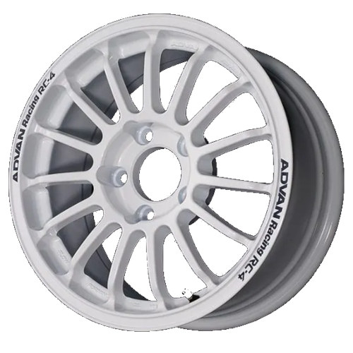White Advan Racing RC-4 Wheels