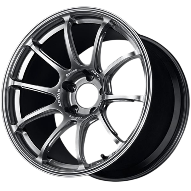 Platinum Black Advan Racing RZ-F2 Wheels