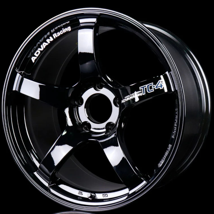 Gloss Black Advan Racing TC4 Wheels