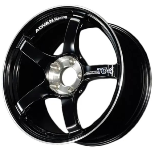 Black Machined Advan Racing TC4 Special Edition Wheels