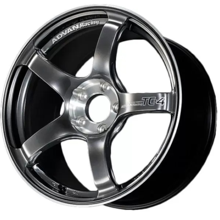 Hyperblack Machined Advan Racing TC4 Special Edition Wheels