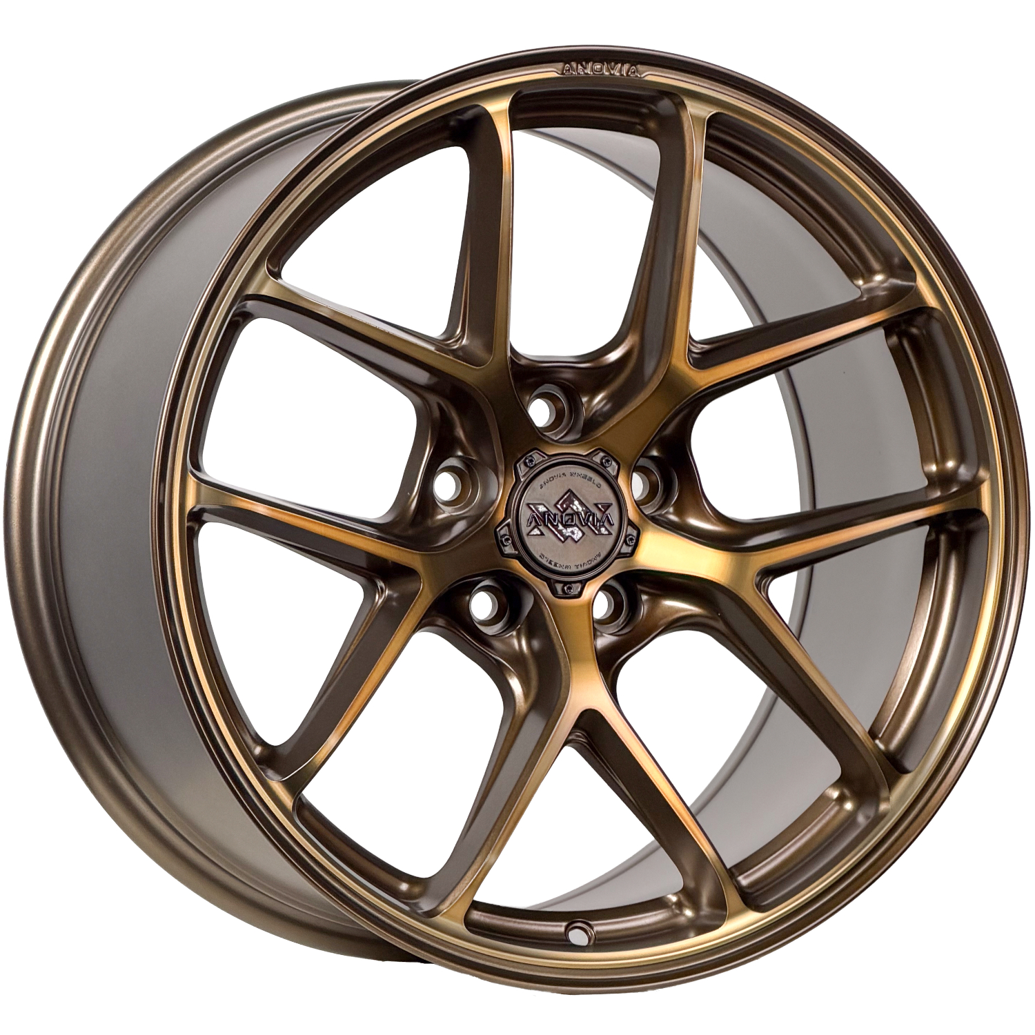 Bronze Machined Anovia AN-12 Wheels