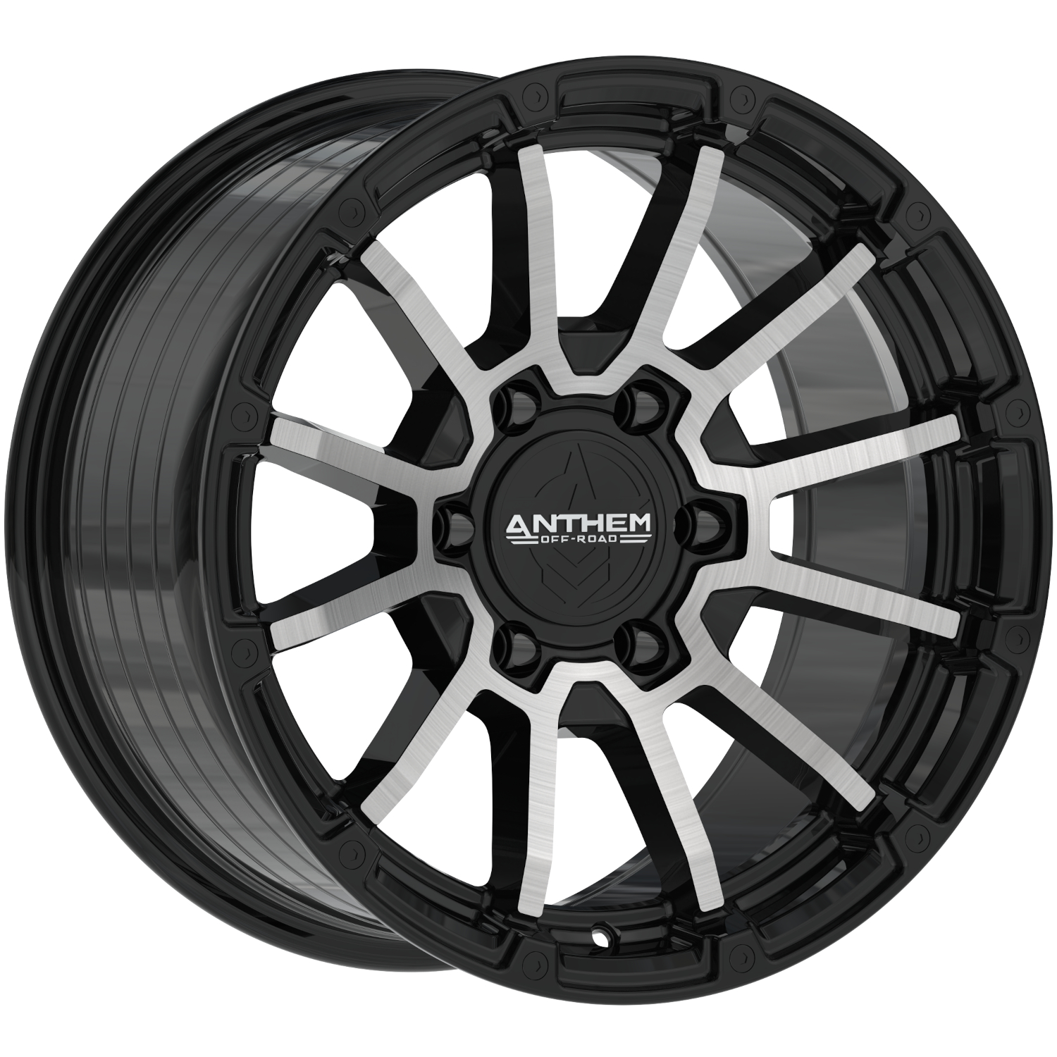 Black Machined Anthem Off-Road Raider Wheels